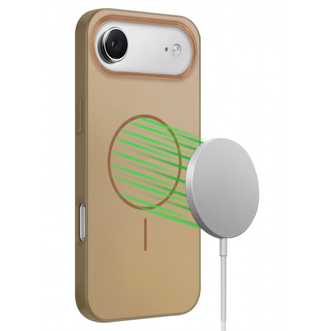 CATANES Hard TPU Case Cover for Apple iPhone 17 Air - Glossy and Slim Fit - Full Coverage - Anti-Fingerprint - Desert Titanium