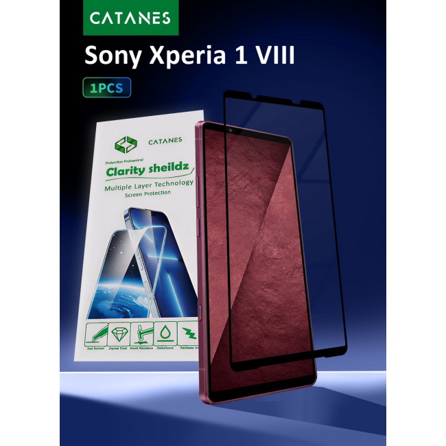 CATANES Screen Protector for Sony Xperia 1 Viii 1-8 Clear Protective Glass