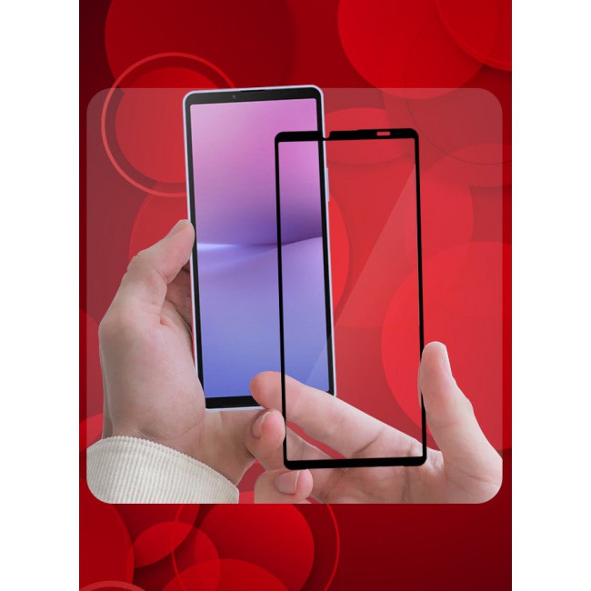 CATANES [for Sony Xperia 10 V] 2 Pack Screen Protector Tempered Glass Anti-Scratch Screen Protector Case Friendly HD Clear Protective Film