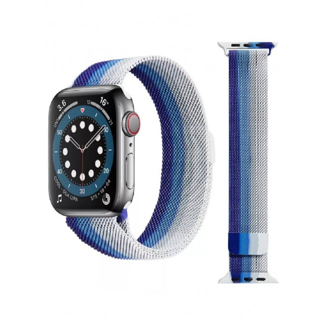 CATANES Apple Watch 41mm 40mm 38mm Milanese Mesh Stainless Steel Magnetic Closure Band Compatible with iWatch Series 7/SE/6/5/4/3/2/7