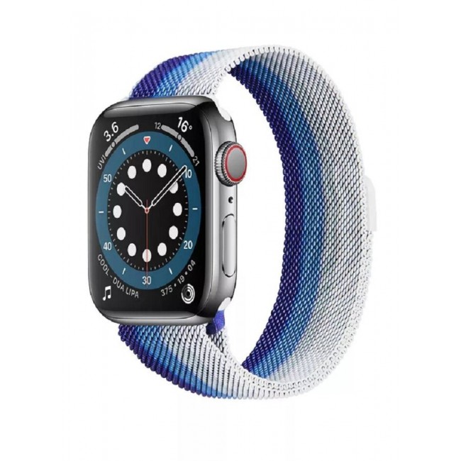CATANES Apple Watch 41mm 40mm 38mm Milanese Mesh Stainless Steel Magnetic Closure Band Compatible with iWatch Series 7/SE/6/5/4/3/2/7