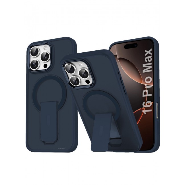 CATANES ( for iPhone 16 Pro Max ) Case Magnetic Kickstand Cover with Screen Camera Protection Support Wireless Charging Cover