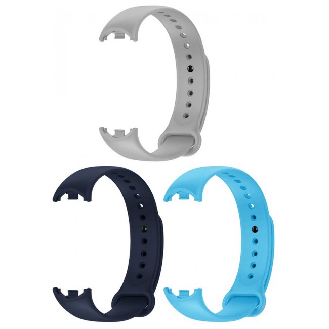 CATANES 3 Pack For Xiaomi Smart Band 8/9 Watch Bands Adjustable Comfortable Sport Replacement Strap for Xiaomi Mi Band 8 Wristband Bracelet Band for Women Men Multicolour