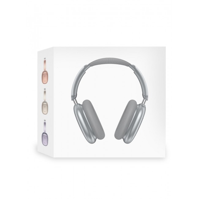 CATANES Air Max Pro Wireless Over Ear Headphones with Active Noiose Cancellation and Built-in Mi, Comfortable and Lightweight - Starlight