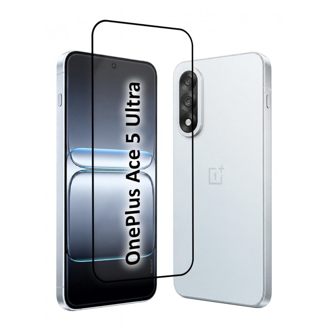 CATANES Screen Protector for OnePlus Ace 5 Ultra Tempered Glass 3D, Full Coverage, Scratch-Resistant, 9H Hardness High-Definition Clear Guard, Black Edge