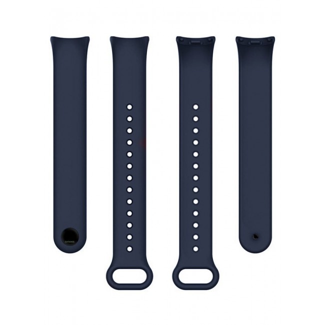 CATANES (for Mi Band 8and 9) Strap Soft Silicone Replacement Sport Wristband for Xiaomi Mi Band 8and 9 Watch Band Accessories for Women Men Dark Blue