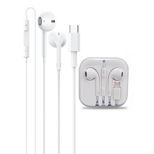 CATANES Handsfree,Headphones, Earphones for All Android Devices, USB C Earphone with Microphone Wired Earphones HiFi Stereo Sound Headphone