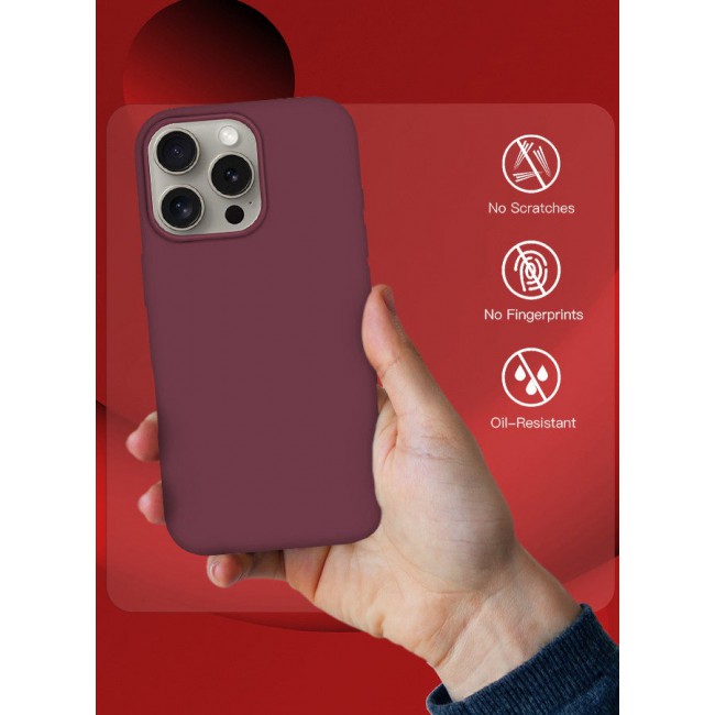 CATANES (for iPhone 16 Pro) Case, Slim Silicone Case, Full Covered Anti Scratch Shockproof Protective Cover