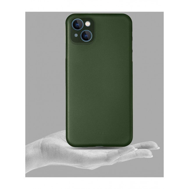 KZDOO Air Skin Case Ultra Slim Back Cover Skin for iphone 13 Frosted Anti Slip Full Coverage Green