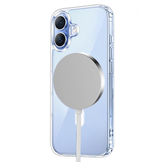 CATANES 2 Pack Clear Magnetic Case for iPhone 17 - Transparent Shockproof Protective Cover with MagSafe Compatibility