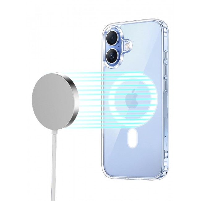 CATANES 2 Pack Clear Magnetic Case for iPhone 17 - Transparent Shockproof Protective Cover with MagSafe Compatibility