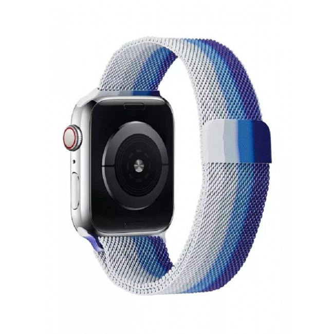 CATANES 5Pack Apple Watch 45mm 44mm 42mm Milanese Mesh Stainless Steel Magnetic Closure Band Compatible with iWatch Series 7/SE/6/5/4/3/2/1