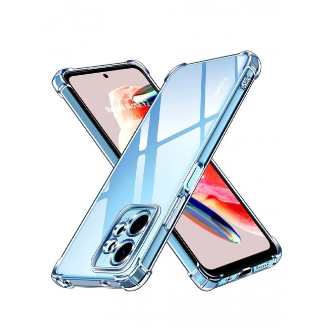 CATANES Xiaomi Redmi Note 12 4G Case Cover Clear Protective TPU Four Corners Cover Transparent Soft Case