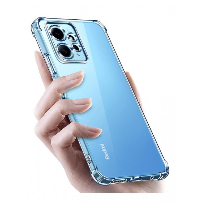 CATANES Xiaomi Redmi Note 12 4G Case Cover Clear Protective TPU Four Corners Cover Transparent Soft Case