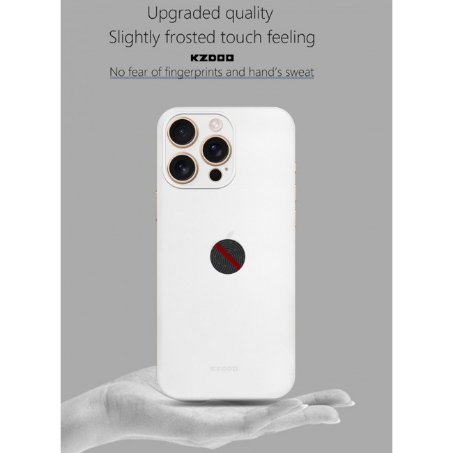 KZDOO ( for iPhone 16 Pro ) Case Cover Air Skin Series Back Cover Sturdy Durable Thin Case Drop Protection Cover