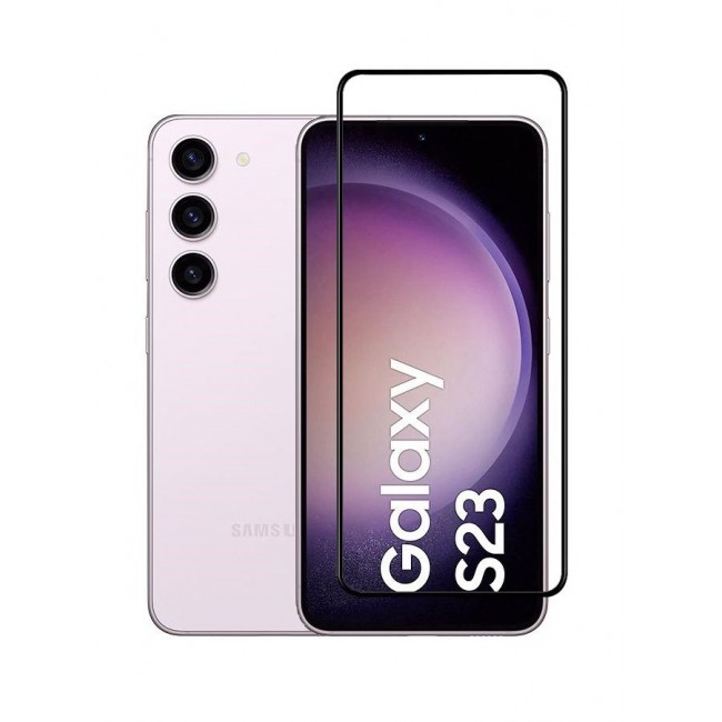 CATANES 2Pack for Samsung Galaxy S23 Screen Protector Tempered Glass 9H Anti-Scratch Shatterproof HD Curved Edge to Edge Full Coverage Film 6.1 inch