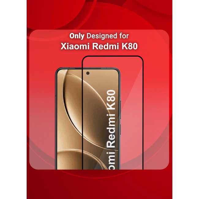 CATANES Xiaomi Redmi K80 3D Full Coverage Screen Protector Ultra HD Scratch Resistant Bubble-Free