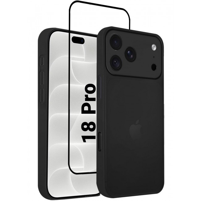 CATANES 2 Pack Air Skin Frosted Matte Case for iPhone 18 Pro with Camera Frame Protection - Stylish Ultra Slim Back Cover - Black