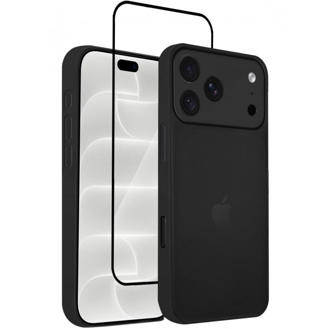 CATANES 2 Pack Air Skin Frosted Matte Case for iPhone 18 Pro with Camera Frame Protection - Stylish Ultra Slim Back Cover - Black