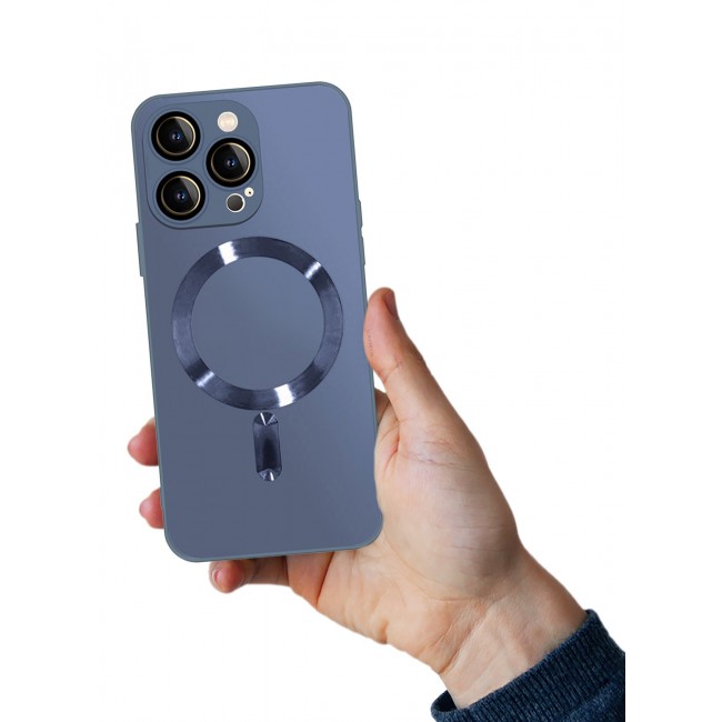 CATANES 2 Packs For iPhone 14 Pro Max Case and Screen Protector With MagSafe Built In High Grade TPU Material Dark Blue