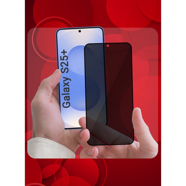 CATANES (for Samsung Galaxy S25 Plus) 3Packs Privacy Screen Protector Anti-Bubble, Shock-Proof, High Durability
