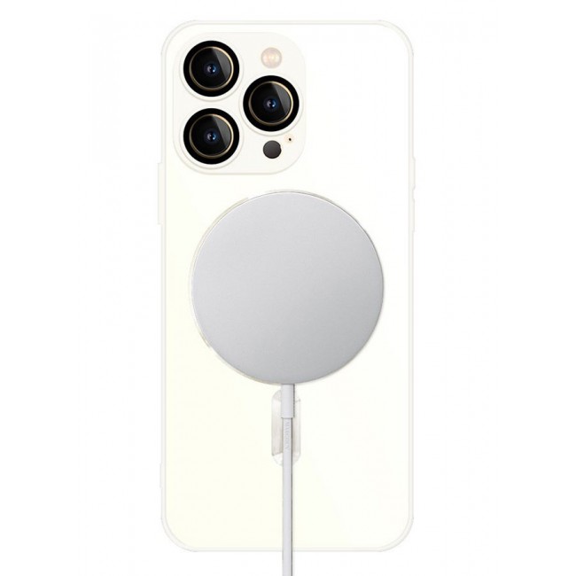 CATANES 2 Packs For iPhone 13 Pro Max Case and Screen Protector With MagSafe Built In High Grade TPU Material White