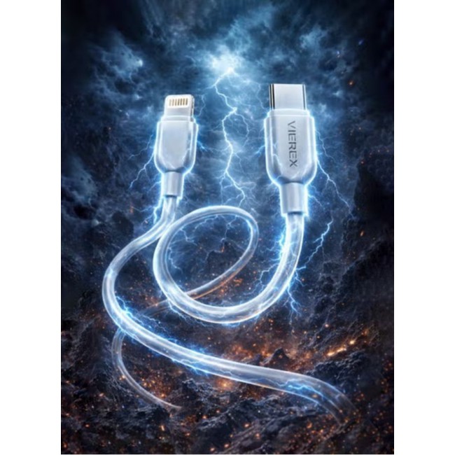 Vierex VC-3 Type-C to Lightning Fast Charging Data Cable 20W Power Delivery USB C to iPhone Charger Cable, 3M