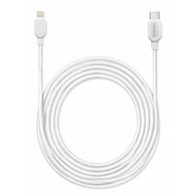 Vierex VC-3 Type-C to Lightning Fast Charging Data Cable 20W Power Delivery USB C to iPhone Charger Cable, 3M