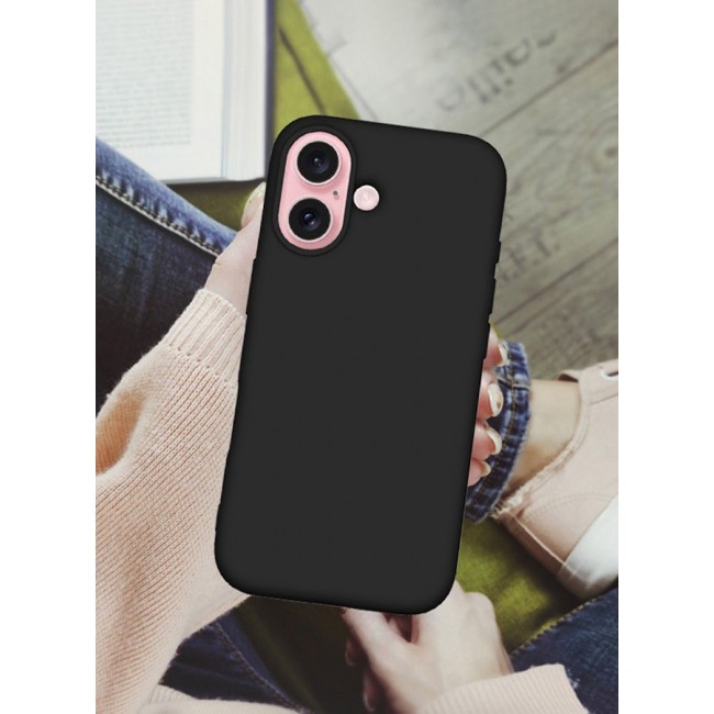 CATANES (for iPhone 16 Plus) 2 Pack Case and Screen Protector, Slim Silicone Case, Full Covered Anti Scratch Shockproof Protective Cover
