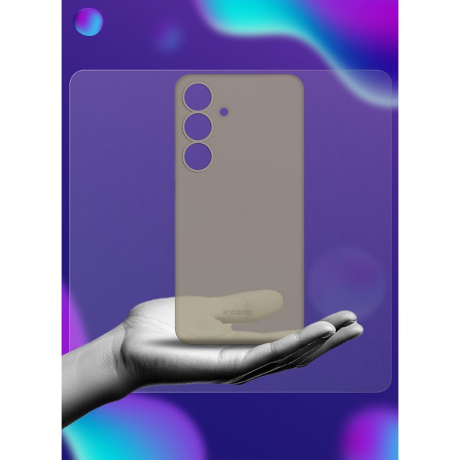 CATANES 2Packs Case for Galaxy S25 Air Skin Case All Around Full Protection Ultra Slim 0.3mm Thickness 4g Feather Weight with 3D Screen Protector - Titanium Grey