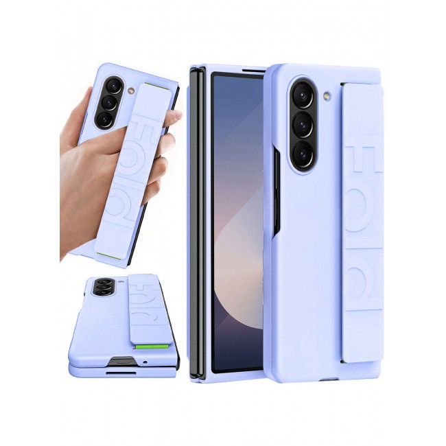 CATANES ( for Samsung Galaxy Z Fold 6 2024 ) Case, Slim and Lightweight Design, Wrist Strap Handheld Folding Mobile Phone Protective Case