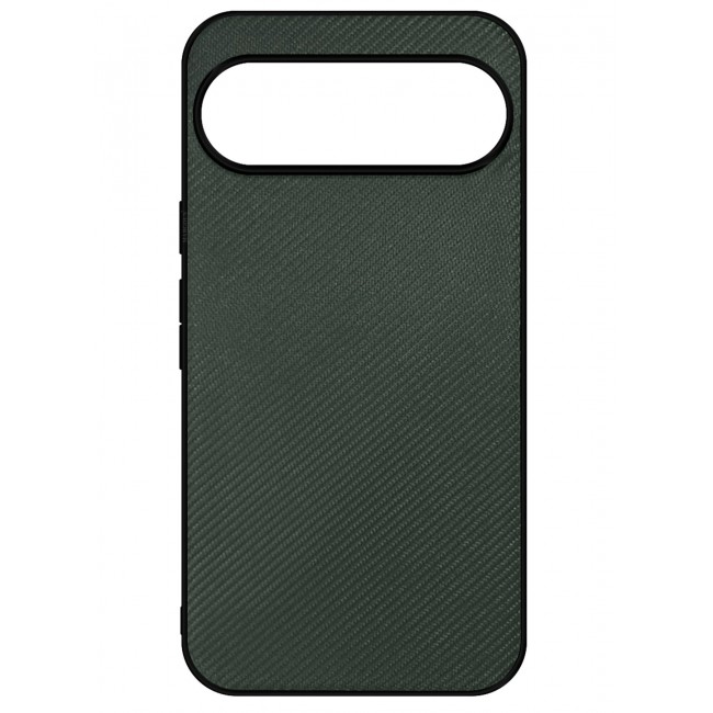 CATANES Carbon Laminated Protective Case for Google Pixel 10 – Premium Slim Edition - Green