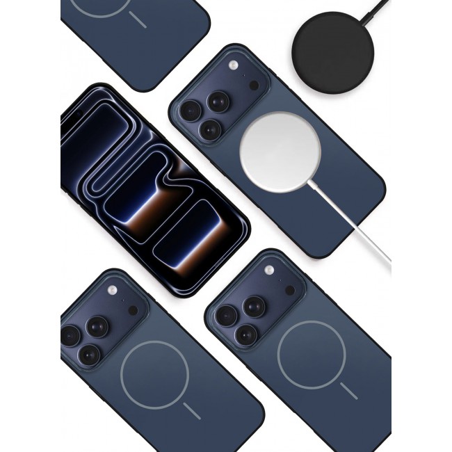 CATANES Hard TPU Case for iPhone 17 Pro Max - Protective Case Cover and Glossy - Slim Shock Resistant Design - Dark Blue