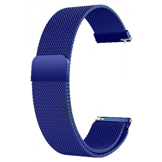 CATANES (for Huawei GT4 22mm) Milanese Strap, Adjustable Stainless Steel Band Men and Women Mesh Loop Magnetic Clasp Replacement Band Blue