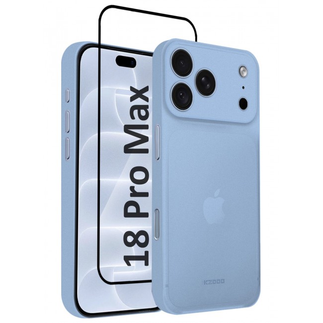 KZDOO 2 Pack Air Skin Case for iPhone 18 Pro Max - Ultra Slim 0.3mm Protective Cover