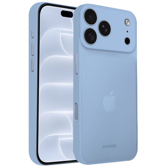 KZDOO 2 Pack Air Skin Case for iPhone 18 Pro Max - Ultra Slim 0.3mm Protective Cover