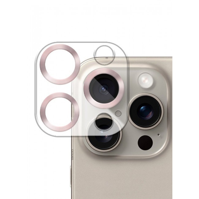 CATANES iPhone 14 Pro Camera Lens Protector Tempered Glass 9H Hardness Ultra HD Anti-Scratch Easy to Install Case Friendly Full Coverage Guard Rose Gold