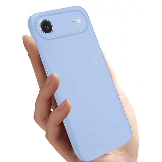 CATANES Air Skin Frosted Matte Case for iPhone 17 Air - Stylish Ultra Slim Back Cover - Light Blue