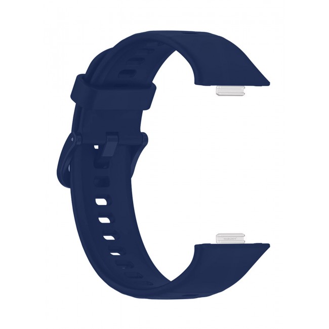 CATANES Wristband for Huawei Watch Fit 3/Fit 4/Fit 4 Pro Bands, Silicone Bracelet Quick Release Arm Band, Replacement Smartwatch Band Quick Release Sport Strap - Dark Blue