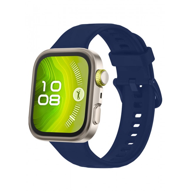 CATANES Wristband for Huawei Watch Fit 3/Fit 4/Fit 4 Pro Bands, Silicone Bracelet Quick Release Arm Band, Replacement Smartwatch Band Quick Release Sport Strap - Dark Blue