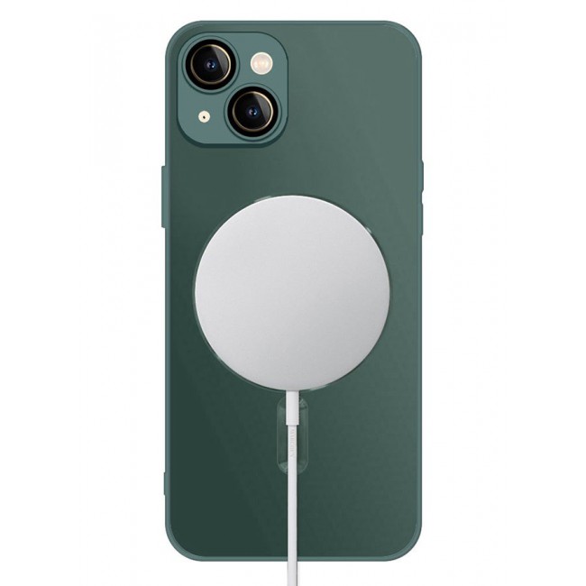 CATANES 2 Packs For iPhone 14 Case and Screen Protector With MagSafe Built In High Grade TPU Material Green