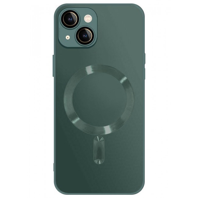 CATANES 2 Packs For iPhone 14 Case and Screen Protector With MagSafe Built In High Grade TPU Material Green