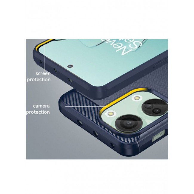 CATANES OnePlus Nord 3 Case Cover Soft TPU Bumper Protective Back Case Blue