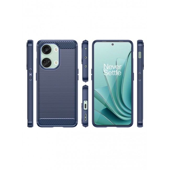 CATANES OnePlus Nord 3 Case Cover Soft TPU Bumper Protective Back Case Blue