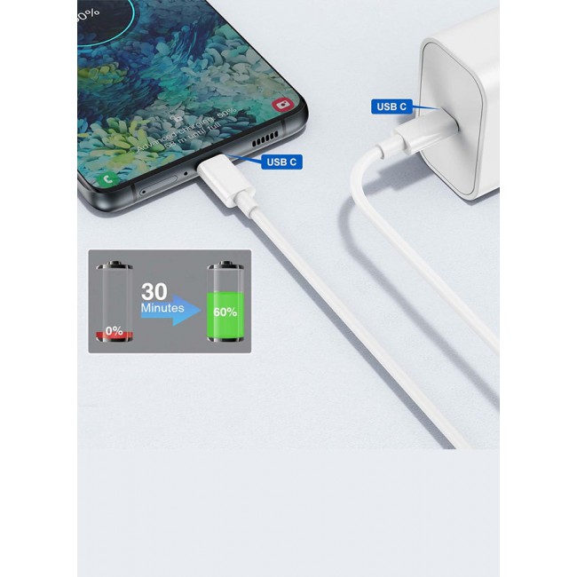 CATANES USB C to USB C Cable For iPhone Fast Charging Cable For iPhone Series 15 Devices 1 metre Cable