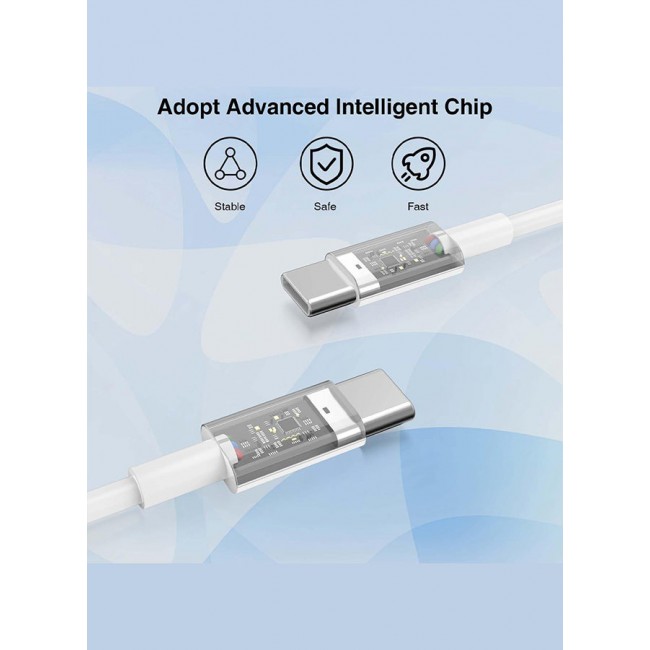 CATANES USB C to USB C Cable For iPhone Fast Charging Cable For iPhone Series 15 Devices 1 metre Cable