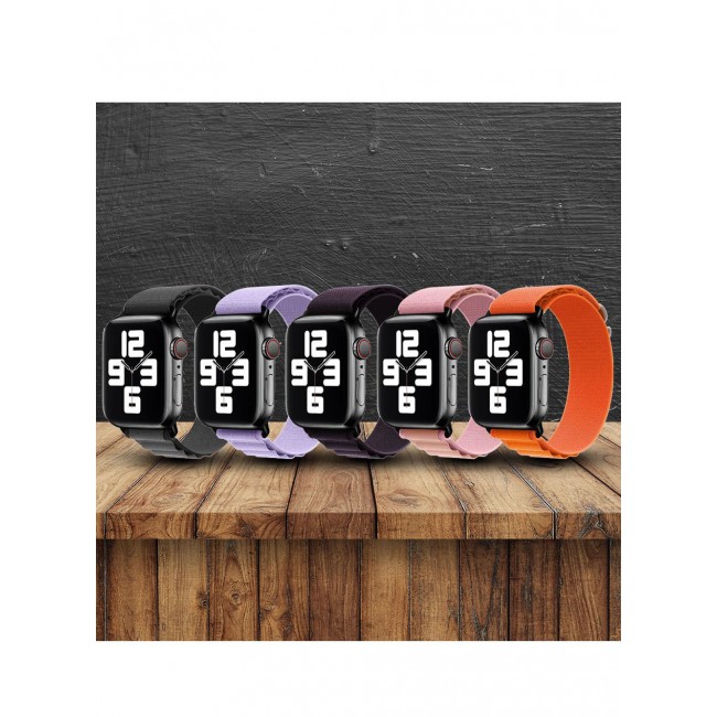 CATANES 5 Pack Of Apple Watch Alpine Loop Band 38mm 40mm 41mm Women Men Adjustable with Metal G-Hook Strap for iWatch Series 7/SE/6/5/4/3/2/1 Multicolour