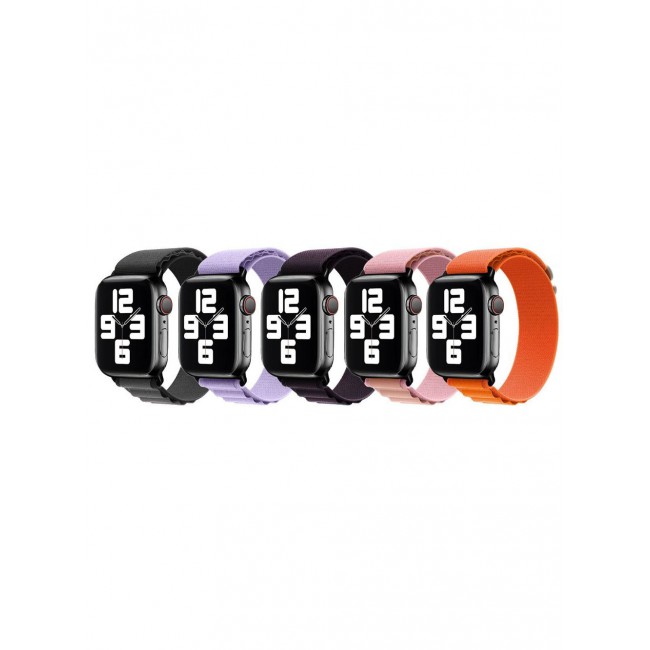 CATANES 5 Pack Of Apple Watch Alpine Loop Band 38mm 40mm 41mm Women Men Adjustable with Metal G-Hook Strap for iWatch Series 7/SE/6/5/4/3/2/1 Multicolour