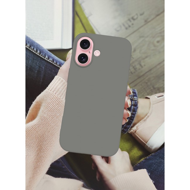 CATANES (for iPhone 16 Plus) Case, Slim Silicone Case, Full Covered Anti Scratch Shockproof Protective Cover