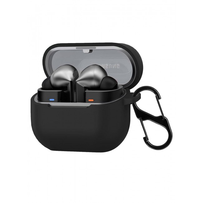 CATANES ( for Galaxy Buds 3 Pro / Buds 3 ) Case, Premium Silicone Case with Carabiner Shockproof Soft Silicone Protective Case for Men,Women